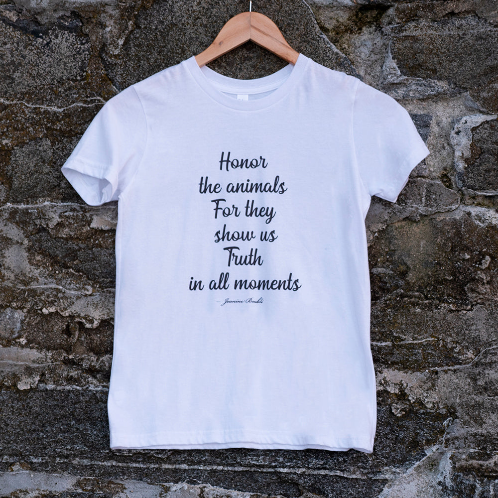 Honor the animals - children's T-shirt